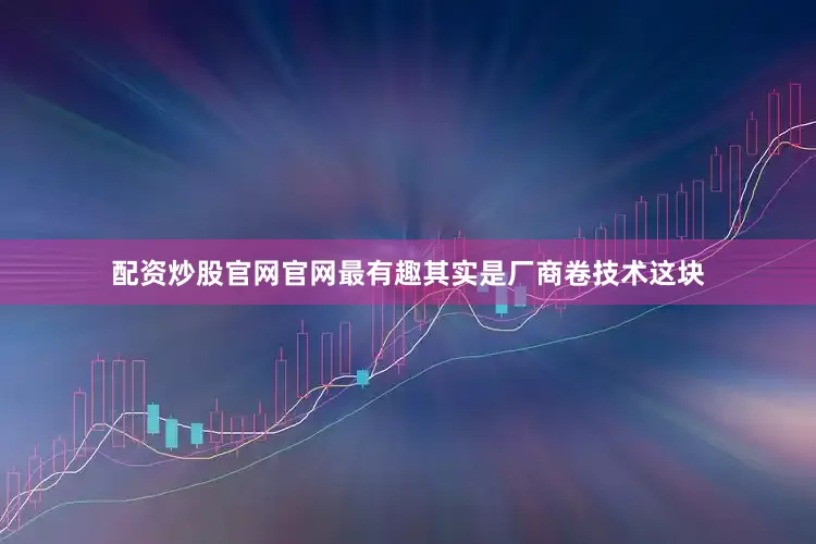配资炒股官网官网最有趣其实是厂商卷技术这块