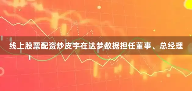 线上股票配资炒皮宇在达梦数据担任董事、总经理